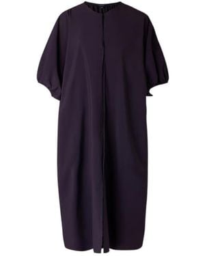 Soeur Belted Short-Sleeved Dress - Blue