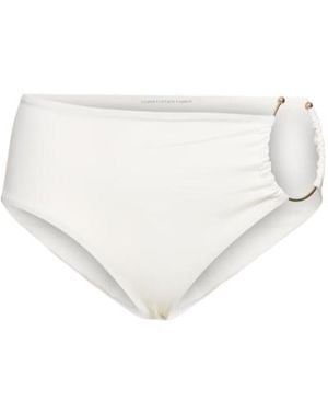 Christopher Esber High-Waisted Slip With Ruched Details - White