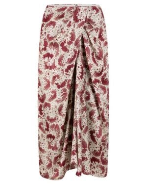 Dries Van Noten Patterned Skirt - Pink
