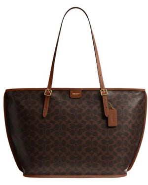 COACH Taxi Tote Bag - Brown