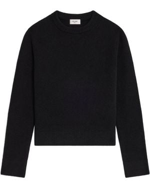 Celine Crewneck Jumper - Black