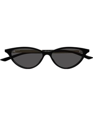 Gucci Eyewear Cat-Eye Frame Sunglasses - White