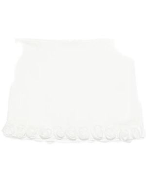 Oséree Mini Skirt - White