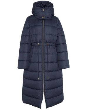 Barbour Long-Sleeved Hooded Cotton Jacket - Blue