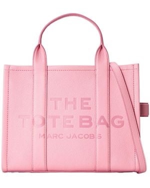 Marc Jacobs Medium Leather Tote Bag - Pink