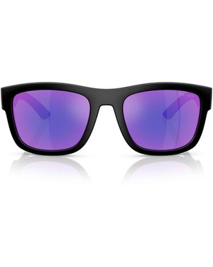Prada Linea Rossa Prada Eyewear Square Frame Sunglasses - Purple