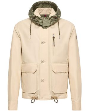 Moncler Montmirail Twill Shirt Jacket - Natural