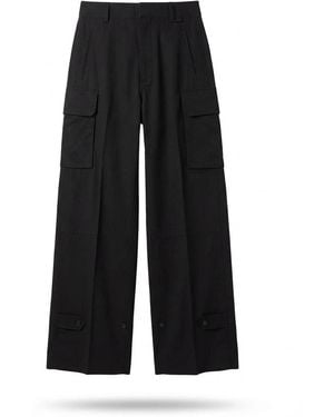 Saint Laurent Belt-Loop Casual Trousers - Black