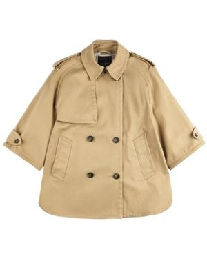 Fay Short Double-Breasted Jacket - Natural