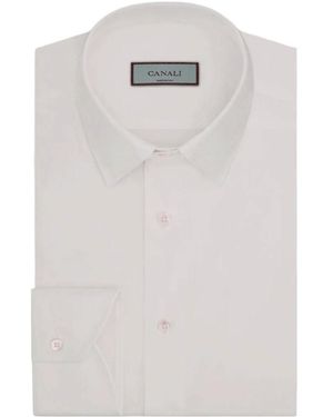 Canali Long-Sleeved Shirt - White