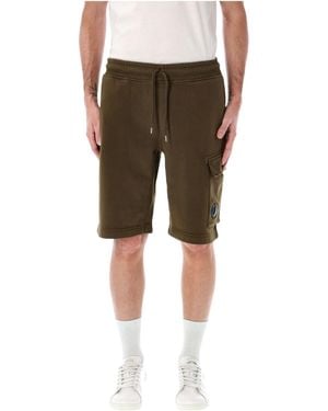 C.P. Company Lens Pocket Shorts - Green