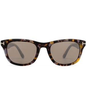 Tom Ford Eyewear Square-Frame Sunglasses - Gray