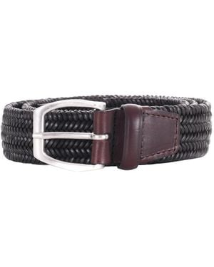 Orciani Braided Buckled Belt - White