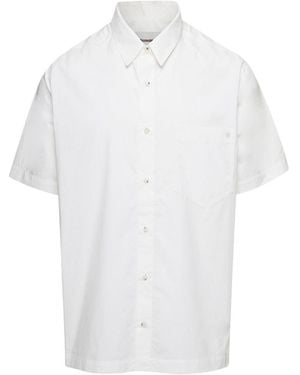 Nanushka Short-Sleeved Buttoned Shirt - White