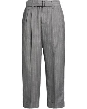 Brunello Cucinelli Striped Casual Pants - Gray