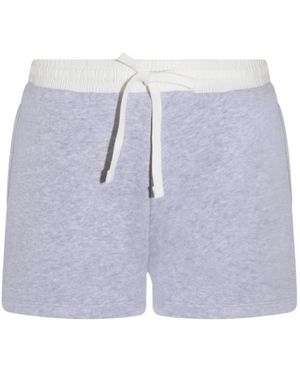 Rag & Bone Drawstring Lounge Shorts - Purple