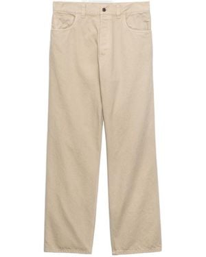 Prada Five-Pocket Old Denim Jeans - Natural