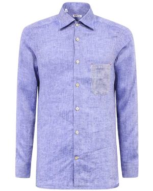 Kiton Long-Sleeved Shirt - Blue
