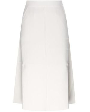 Max Mara Skirt With Side Pockets - White