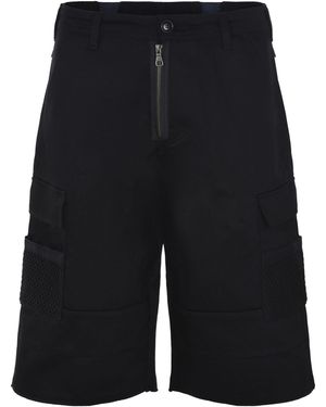 ANDERSSON BELL Cargo Pocket Bermuda Shorts - Black