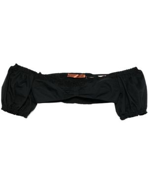 Ermanno Scervino Off-Shoulder Top - Black
