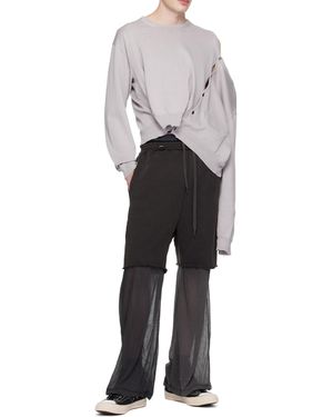 Doublet Ai Asymmetric Cardigan - Grey