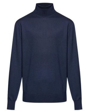 Dries Van Noten Turtleneck Jumper - Blue
