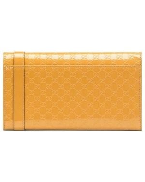 Gucci Double G Pattern Wallet - Orange