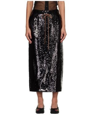 Simone Rocha Column Skirt - Black