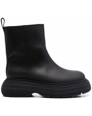 GIA COUTURE Logo Boots - Black