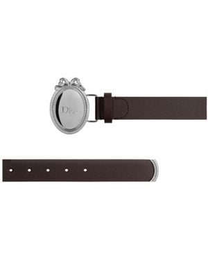 Dior Médaillon Belt - White
