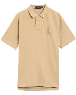 Polo Ralph Lauren Short-Sleeved Polo Shirt - Natural