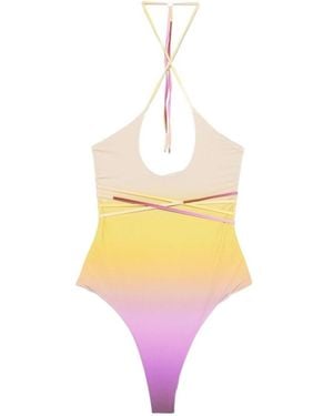 The Attico One-Piece Swimsuit - Yellow