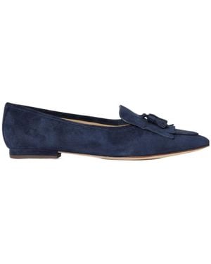 Ralph Lauren Pointed Tassel-Detail Pumps - Blue