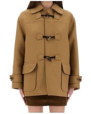 Moschino Duffle Long-Sleeved Jacket - Natural