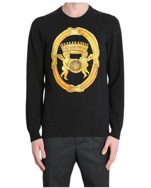 Versace Crew Neck Sweatshirt - Black