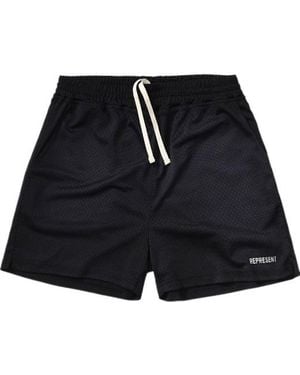 Represent Washed Mesh Shorts - Blue