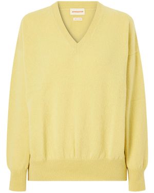 &Daughter Innes Wool Jumper - Yellow