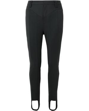Jean Paul Gaultier Wool Blend Leggings - Black