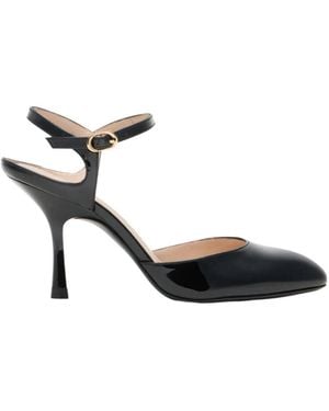 Stuart Weitzman Madison Strap Pump 85 - Black