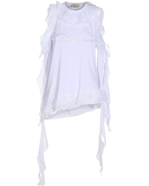 Blumarine Long-Sleeve T-Shirt - Blue