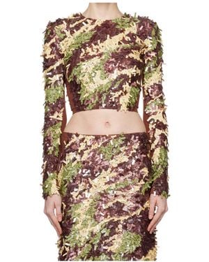 KNWLS Olivia Sequined Top - Multicolor