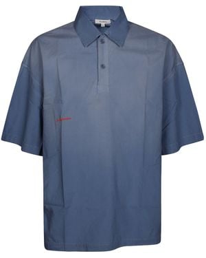 JW Anderson Short-Sleeved Polo Shirt - Blue
