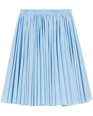 Ami Paris Midi Corolla Skirt - Blue