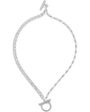 Ferragamo Crystal Bracelet - White