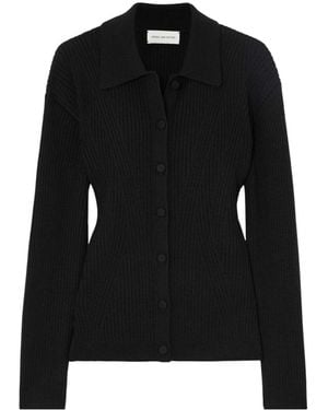 Dries Van Noten Long Sleeve Cardigan - Black