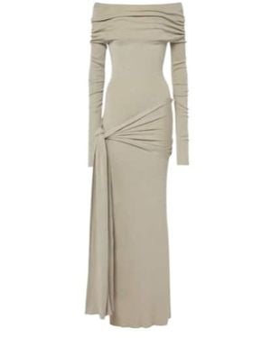 AYA MUSE Off-The-Shoulder Dress - Natural