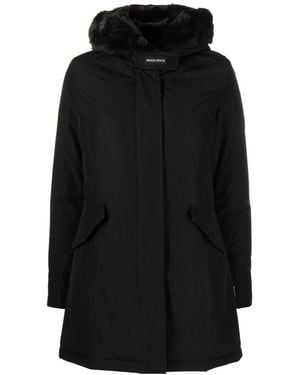 Woolrich Beaker Hooded Down Parka - Black