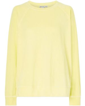 James Perse Supima Cotton-Terry Sweatshirt - Yellow