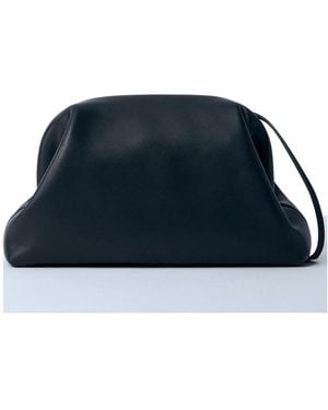 The Row Mira Clutch Bag - Blue